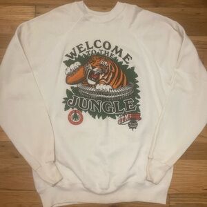 Cincinnati Bengals Vintage Crewneck 90s NFL Welcome to the Jungle